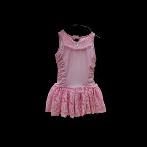 Danz N Motion-Light pink kids' lacy dance leotard size 2-4